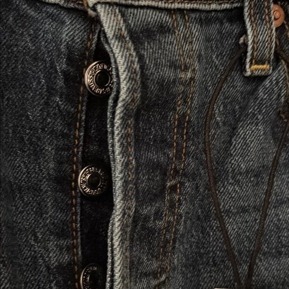 NWT Levi's Women's Ribcage Straight Leg Jeans - Deep Indigo - Picture 3 of 7